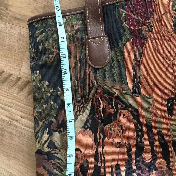 90s Vintage Berkley Tapestry Hunting Tote - Picture 13 of 15